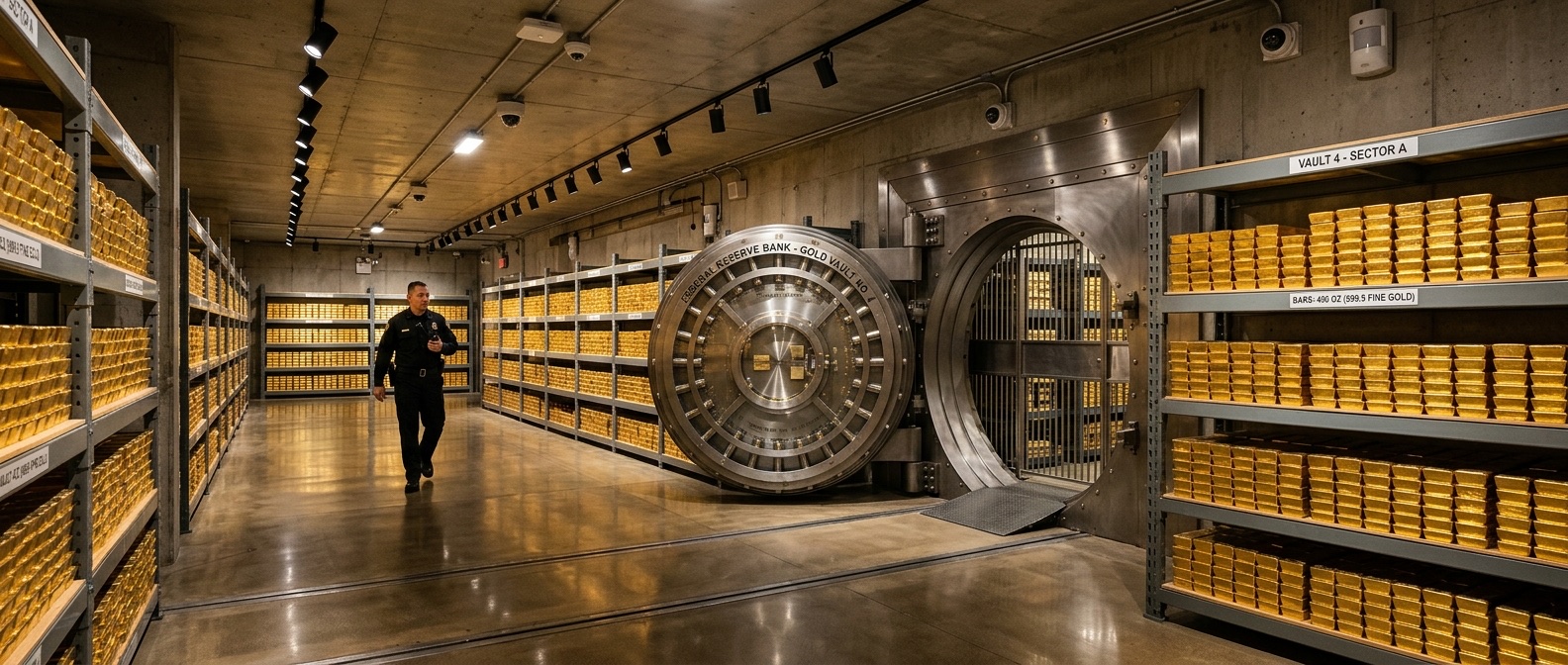 Private gold depository vault