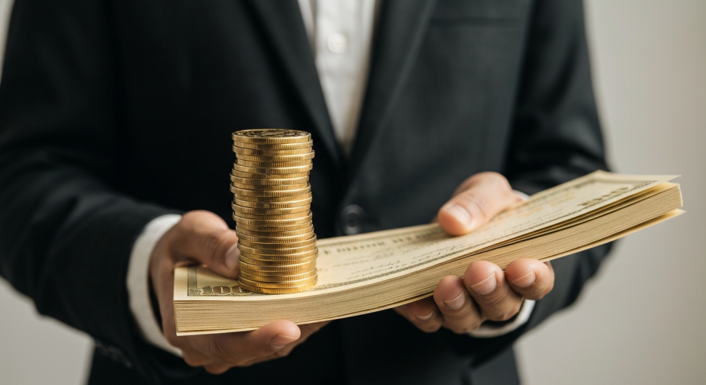 Paper gold certificate versus physical gold bars