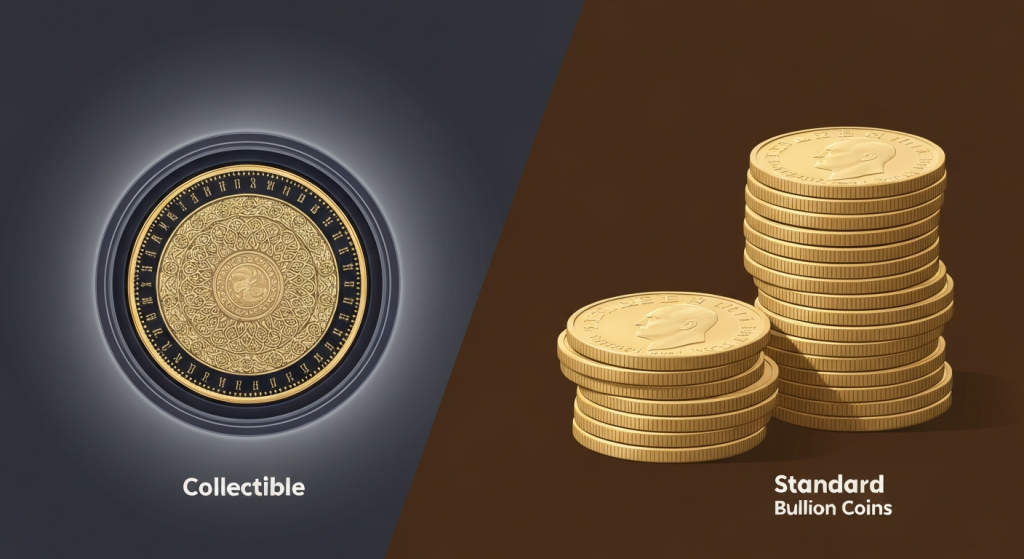 Numismatic coins vs bullion coins comparison